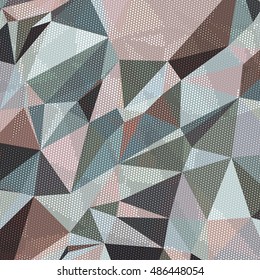 Abstract background with triangles and colorful geometric shapes. Texture pattern for covers, banners, booklets, etc. For web or printed media.