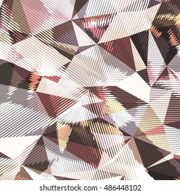 Abstract background with triangles and colorful geometric shapes. Texture pattern for covers, banners, booklets, etc. For web or printed media.