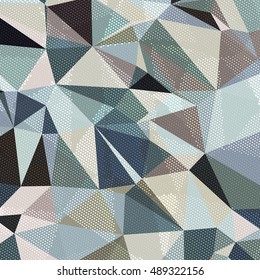 Abstract background with triangles and colorful geometric shapes. Texture pattern for covers, banners, booklets, etc. For web or printed media.