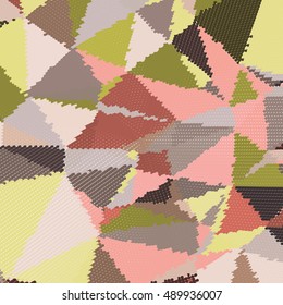 Abstract background with triangles and colorful geometric shapes. Texture pattern for covers, banners, booklets, etc. For web or printed media.