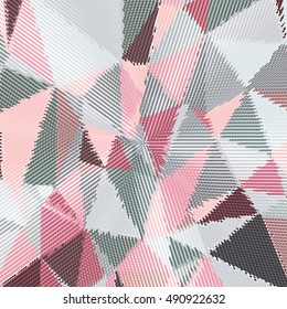 Abstract background with triangles and colorful geometric shapes. Texture pattern for covers, banners, booklets, etc. For web or printed media.