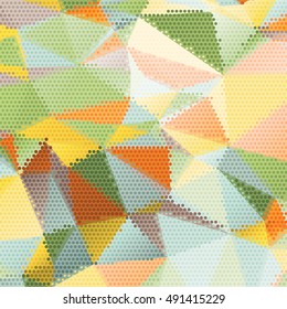 Abstract background with triangles and colorful geometric shapes. Texture pattern for covers, banners, booklets, etc. For web or printed media.