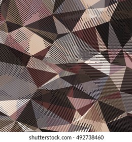Abstrakter Hintergrund mit Dreiecken und bunten geometrischen Formen. Texturmuster für Cover, Banner, Broschüren usw. Für Web- oder gedruckte Medien.