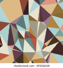 Abstract background with triangles and colorful geometric shapes. Texture pattern for covers, banners, booklets, etc. For web or printed media.