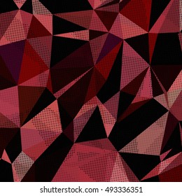 Abstract background with triangles and colorful geometric shapes. Texture pattern for covers, banners, booklets, etc. For web or printed media.