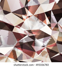 Abstract background with triangles and colorful geometric shapes. Texture pattern for covers, banners, booklets, etc. For web or printed media.