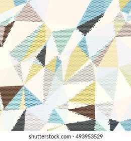 Abstract background with triangles and colorful geometric shapes. Texture pattern for covers, banners, booklets, etc. For web or printed media.