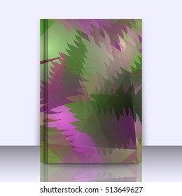 Abstract background with triangles and colorful geometric shapes. Texture pattern for covers, banners, booklets, etc. For web or printed media.