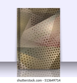 Abstract background with triangles and colorful geometric shapes. Texture pattern for covers, banners, booklets, etc. For web or printed media.
