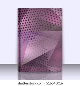 Abstract background with triangles and colorful geometric shapes. Texture pattern for covers, banners, booklets, etc. For web or printed media.