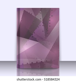 Abstract background with triangles and colorful geometric shapes. Texture pattern for covers, banners, booklets, etc. For web or printed media.