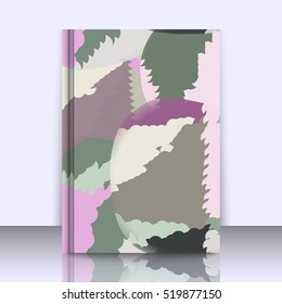 Abstract background with triangles and colorful geometric shapes. Texture pattern for covers, banners, booklets, etc. For web or printed media.