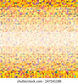 Abstract background of triangles of different colors