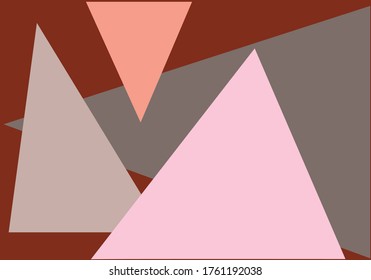 Abstract background from triangles. Flat illustration.