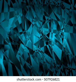 Abstract Background. Triangles fragment of mirror and glass in Perspective. Vector Illustration.