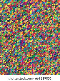 Abstract background of triangles. Geometric a mosaic of triangles
