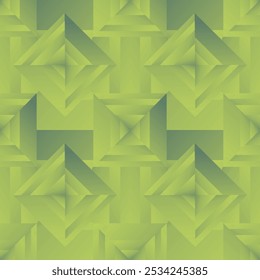 Fondo Abstractas con triángulos, tela moderna sin patrón de fondo, mantel, bufanda, verde brillante