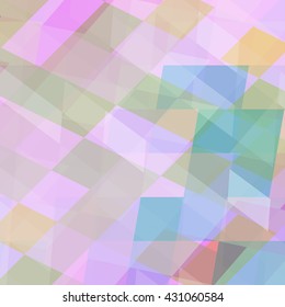 Abstract background.  Background of triangles and polygons. Vector image