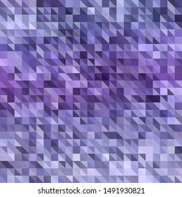 Abstract background of triangles. Purple texture for your projects.  Vector illustration. Purple abstract geometric background -  low poly style  