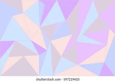 abstract background with triangles in soft colors