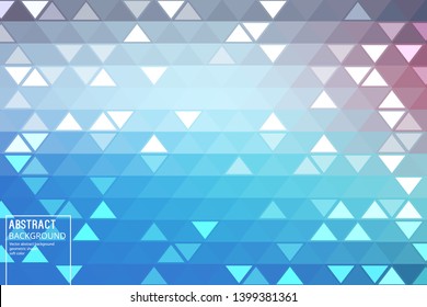 Abstract Background of Triangles. Vector geometric illustration of simple shapes.