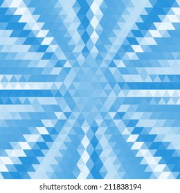 Abstract background of triangles. Vector illustration