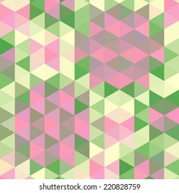 Abstract background of triangles. Vector illustration