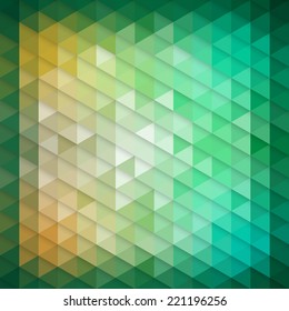 Abstract background of triangles. Vector illustration