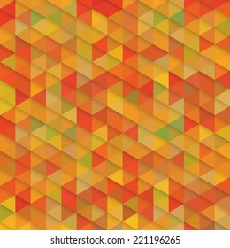 Abstract background of triangles. Vector illustration