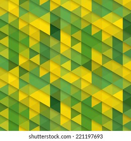 Abstract background of triangles. Vector illustration