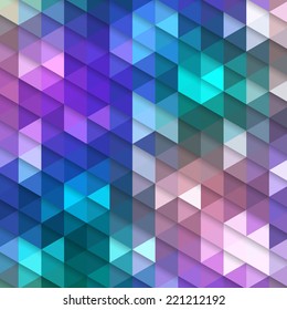 Abstract background of triangles. Vector illustration