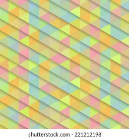 Abstract background of triangles. Vector illustration