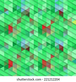 Abstract background of triangles. Vector illustration