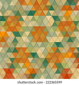 Abstract background of triangles. Vector illustration