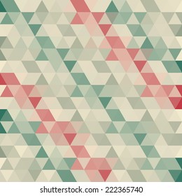 Abstract background of triangles. Vector illustration