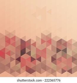 Abstract background of triangles. Vector illustration