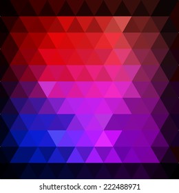 Abstract background of triangles. Vector illustration
