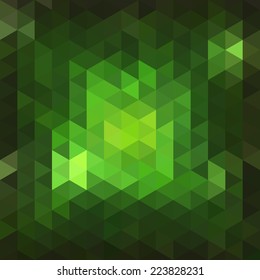 Abstract background of triangles. Vector illustration