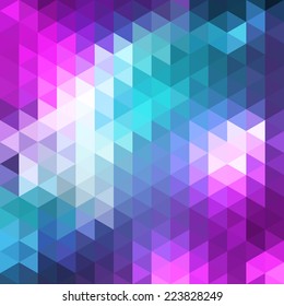 Abstract background of triangles. Vector illustration