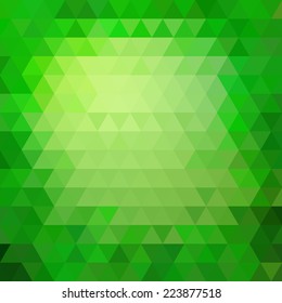 Abstract background of triangles. Vector illustration