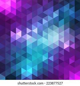 Abstract background of triangles. Vector illustration