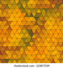 Abstract background of triangles. Vector illustration