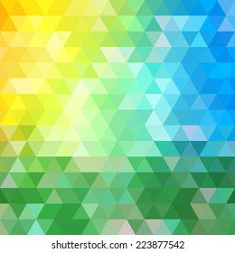 Abstract background of triangles. Vector illustration