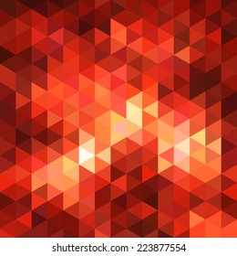 Abstract background of triangles. Vector illustration