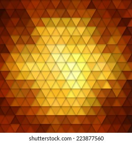 Abstract background of triangles. Vector illustration