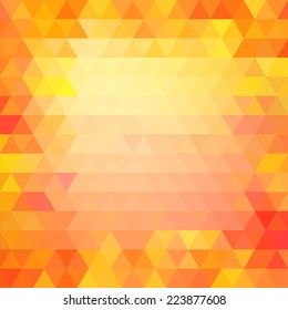 Abstract background of triangles. Vector illustration
