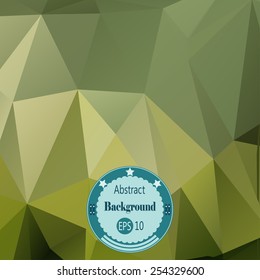 Abstract background with triangles. Vector illustration. EPS 10