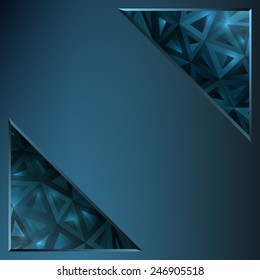Abstract Background with Triangular Elements