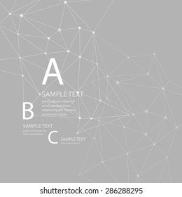 Abstract background triangular grid. Vector illustration EPS 10