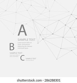 Abstract background triangular grid. Vector illustration EPS 10